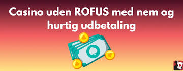 Oplev spændingen ved online casino uden ROFUS
